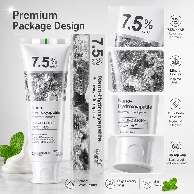 5/6Pcs 7.5% nHAP Nano Hydroxya - Teeth Whitening Kit recension och pris