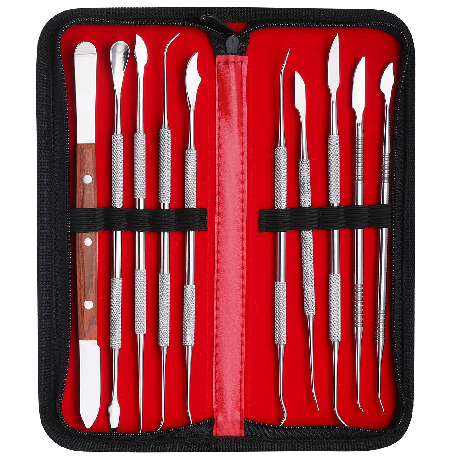 10pcs Dental Wax Carving Tools - Teeth Whitening Kit recension och pris