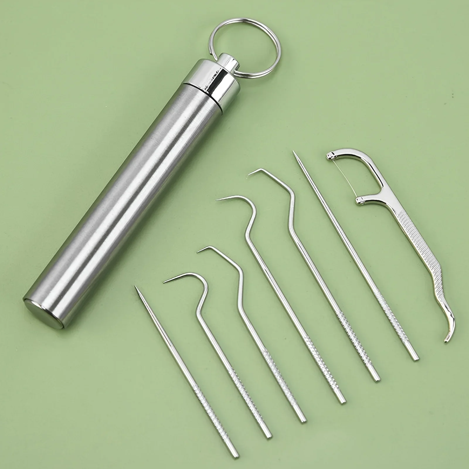 Stainless Steel Toothpick Set  - Teeth Whitening Mouthwash recension och pris