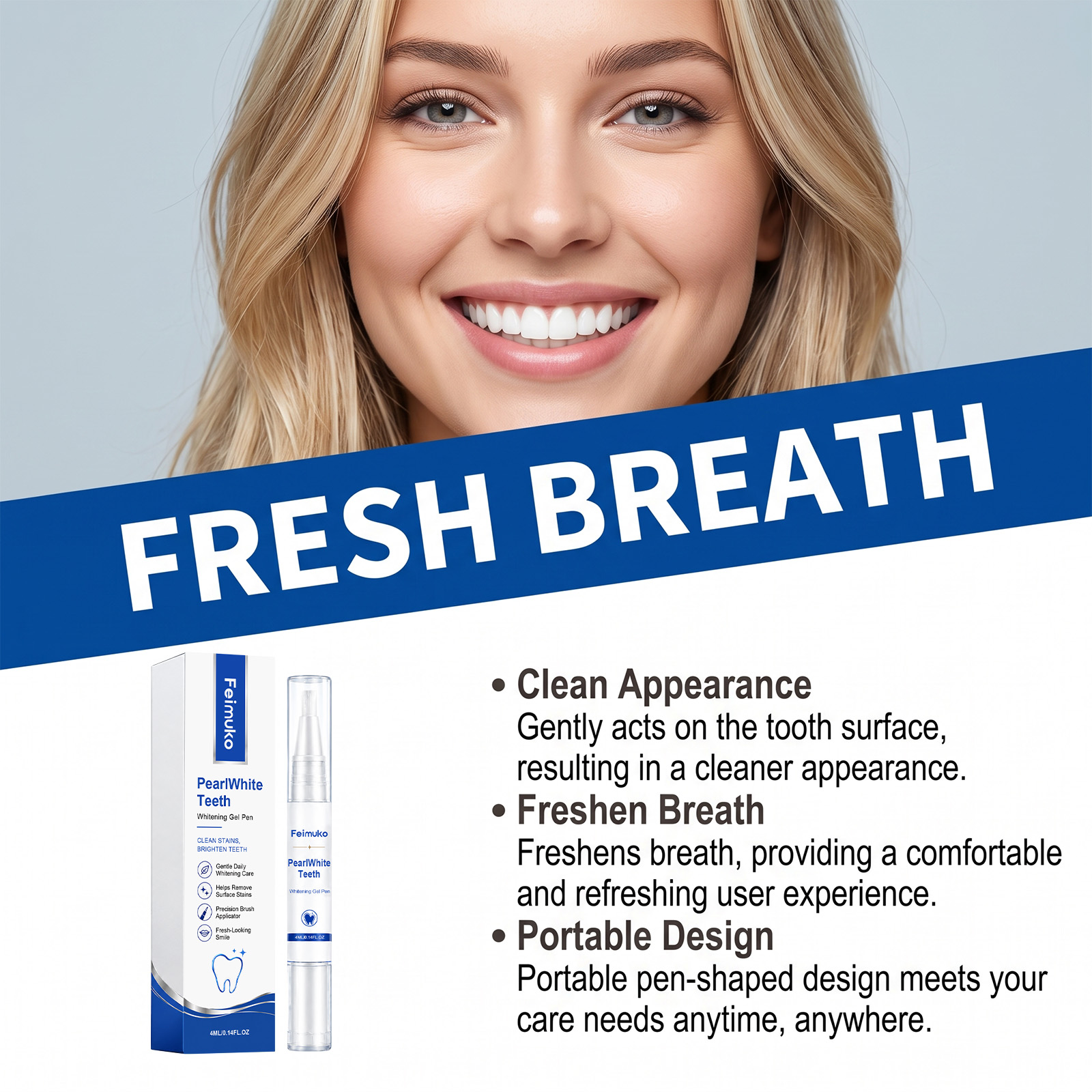Portable Teeth Whitening Gel P - Teeth Whitening Near Me recension och pris