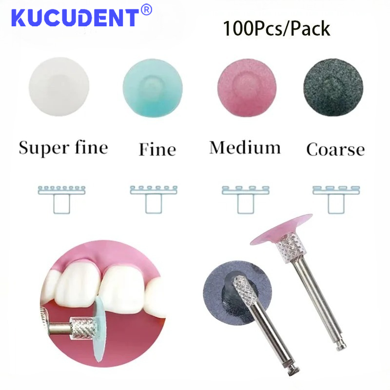 100Pcs Dental Polishing Discs  - Teeth Whitening Kit recension och pris
